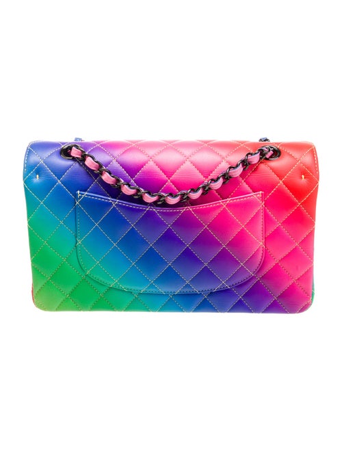 Chanel 2023 Medium Rainbow Classic Double Flap Bag