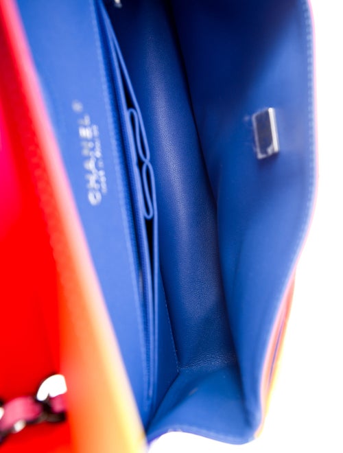 Chanel 2023 Medium Rainbow Classic Double Flap Bag