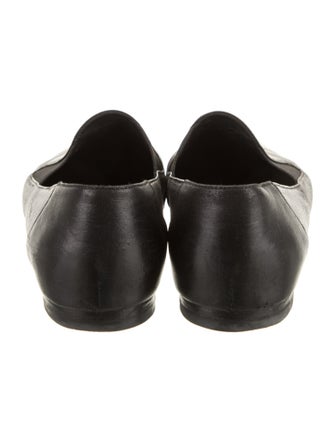 Chanel Interlocking CC Logo Leather Loafers