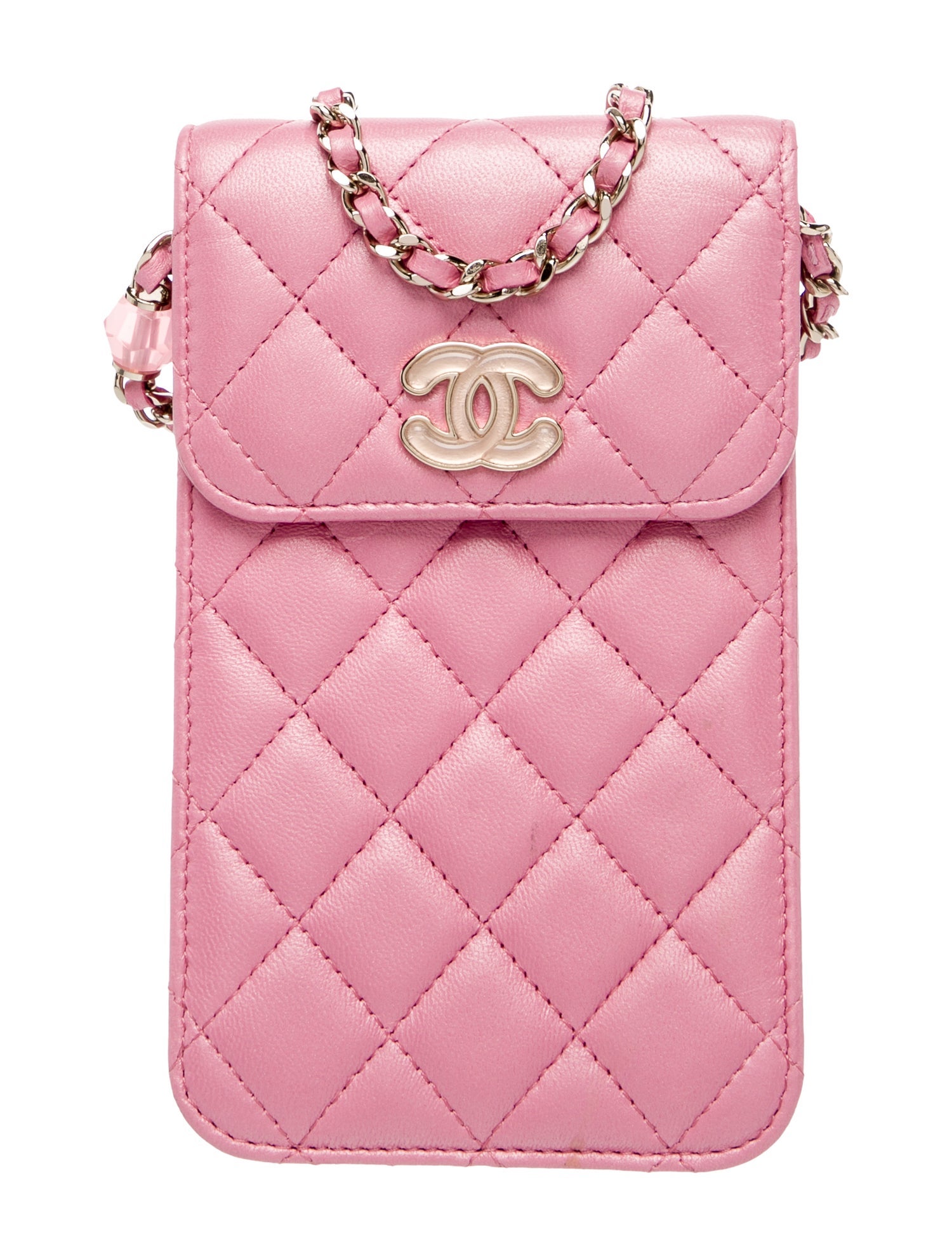 Chanel CC Resin Chain Phone Holder