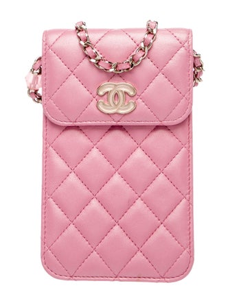 Chanel CC Resin Chain Phone Holder