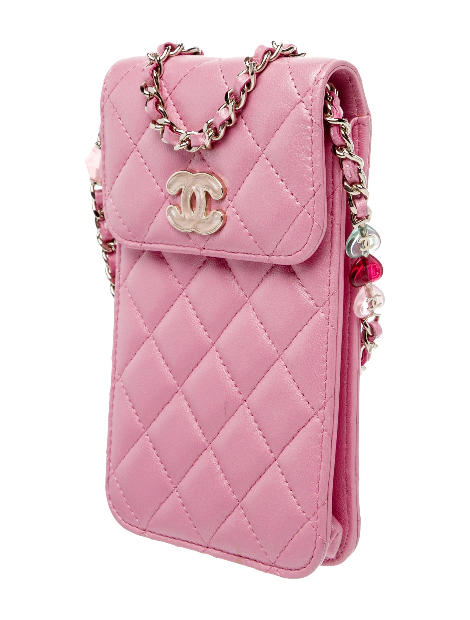 Chanel CC Resin Chain Phone Holder