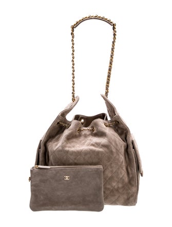 Chanel 2025 Large Suede 25 Hobo
