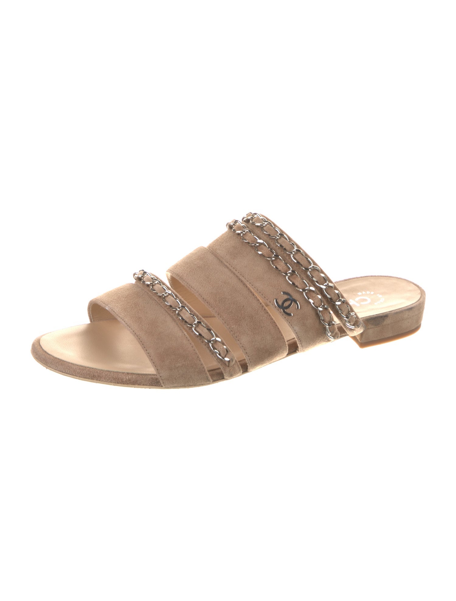 Chanel 2019 Interlocking CC Logo Slides