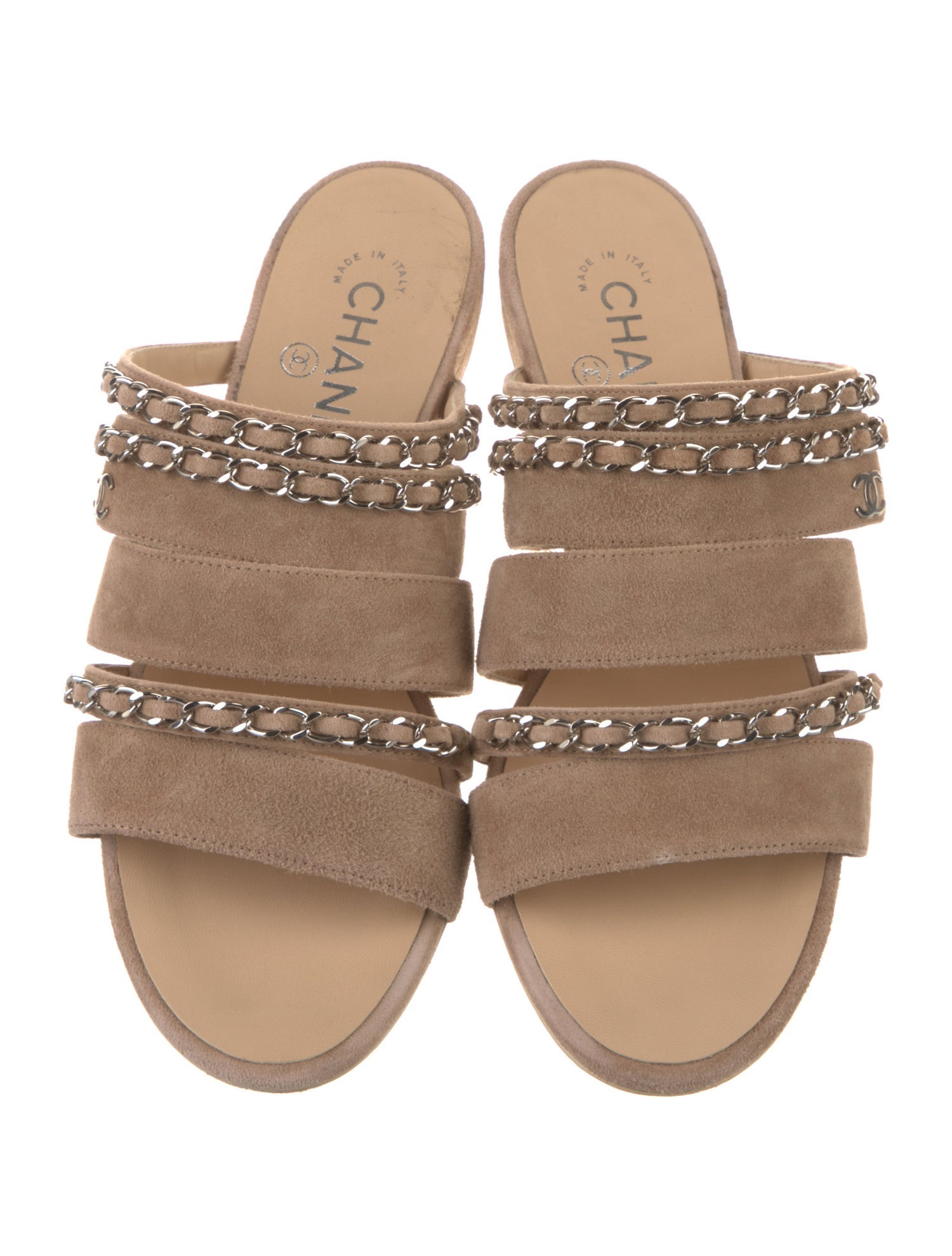 Chanel 2019 Interlocking CC Logo Slides