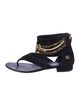 Chanel 2022 Interlocking CC Logo Sandals