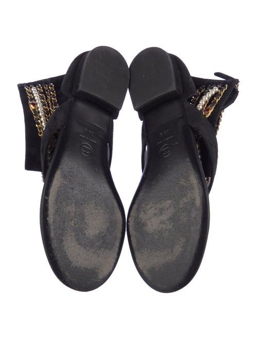 Chanel 2022 Interlocking CC Logo Sandals