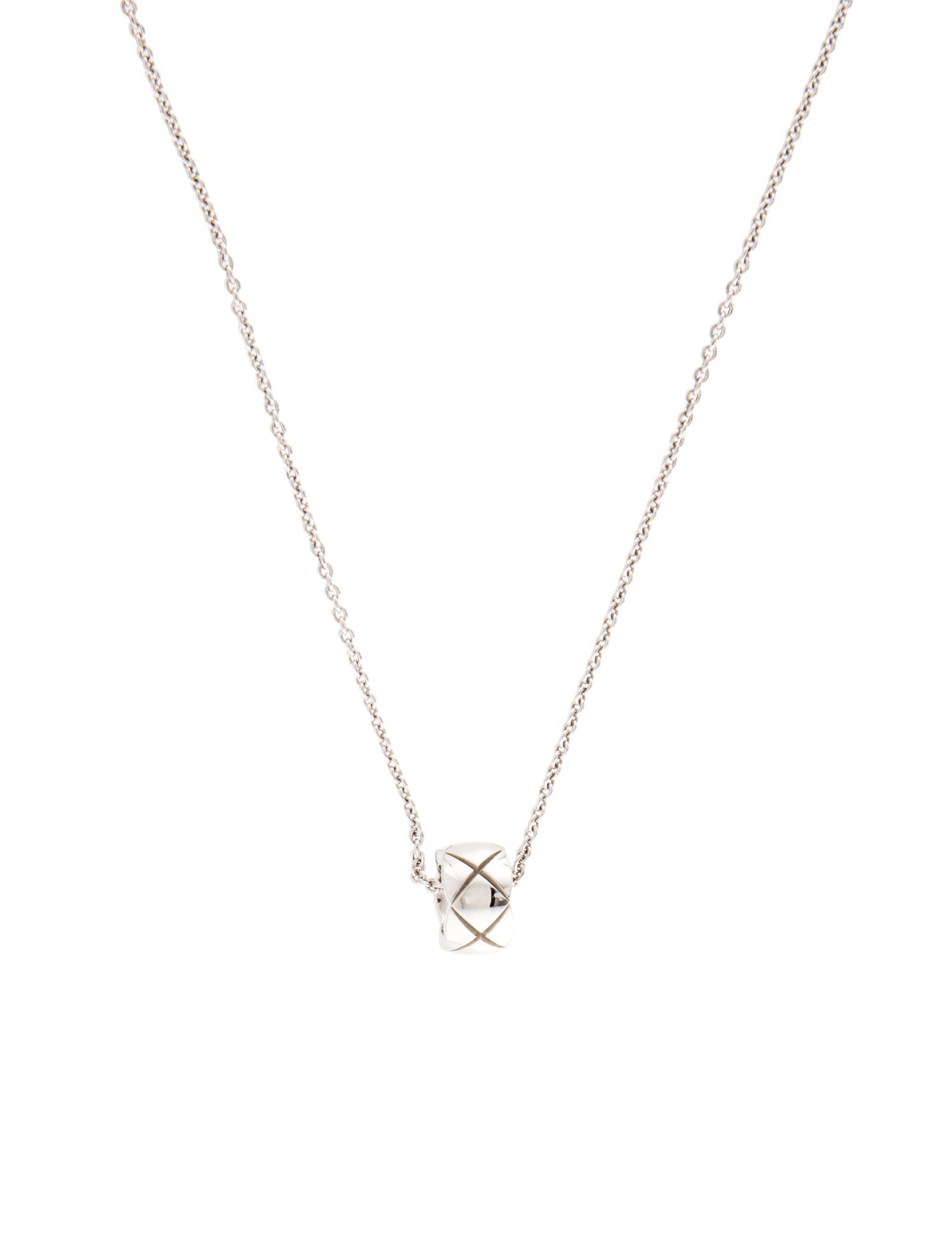 Chanel 18K Coco Crush Pendant Necklace