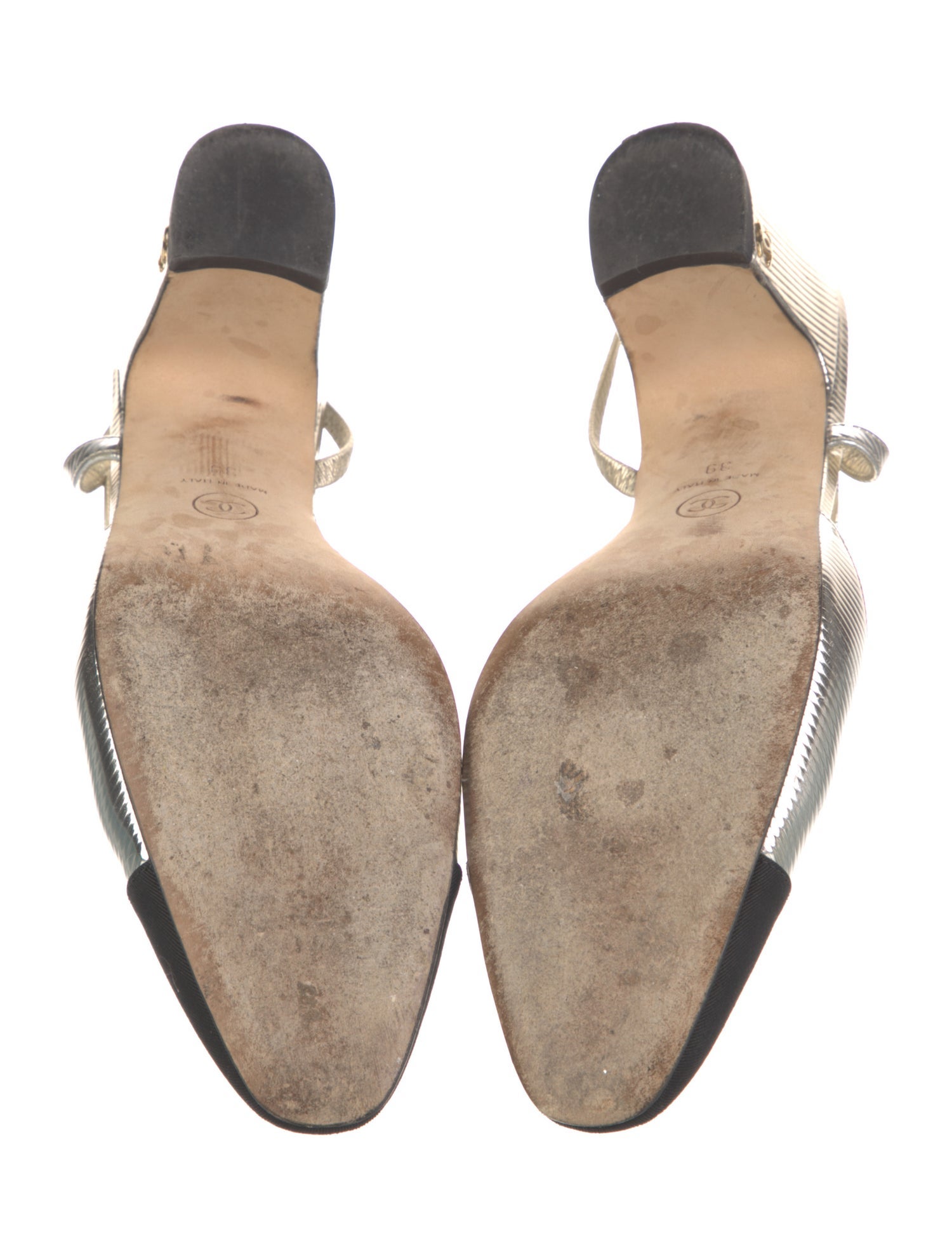 Chanel 2020 Interlocking CC Logo Slingback Pumps