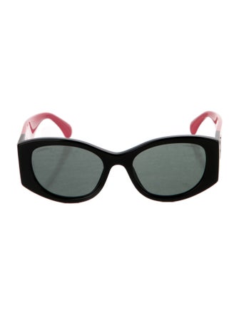 Chanel Interlocking CC Logo Oversize Sunglasses