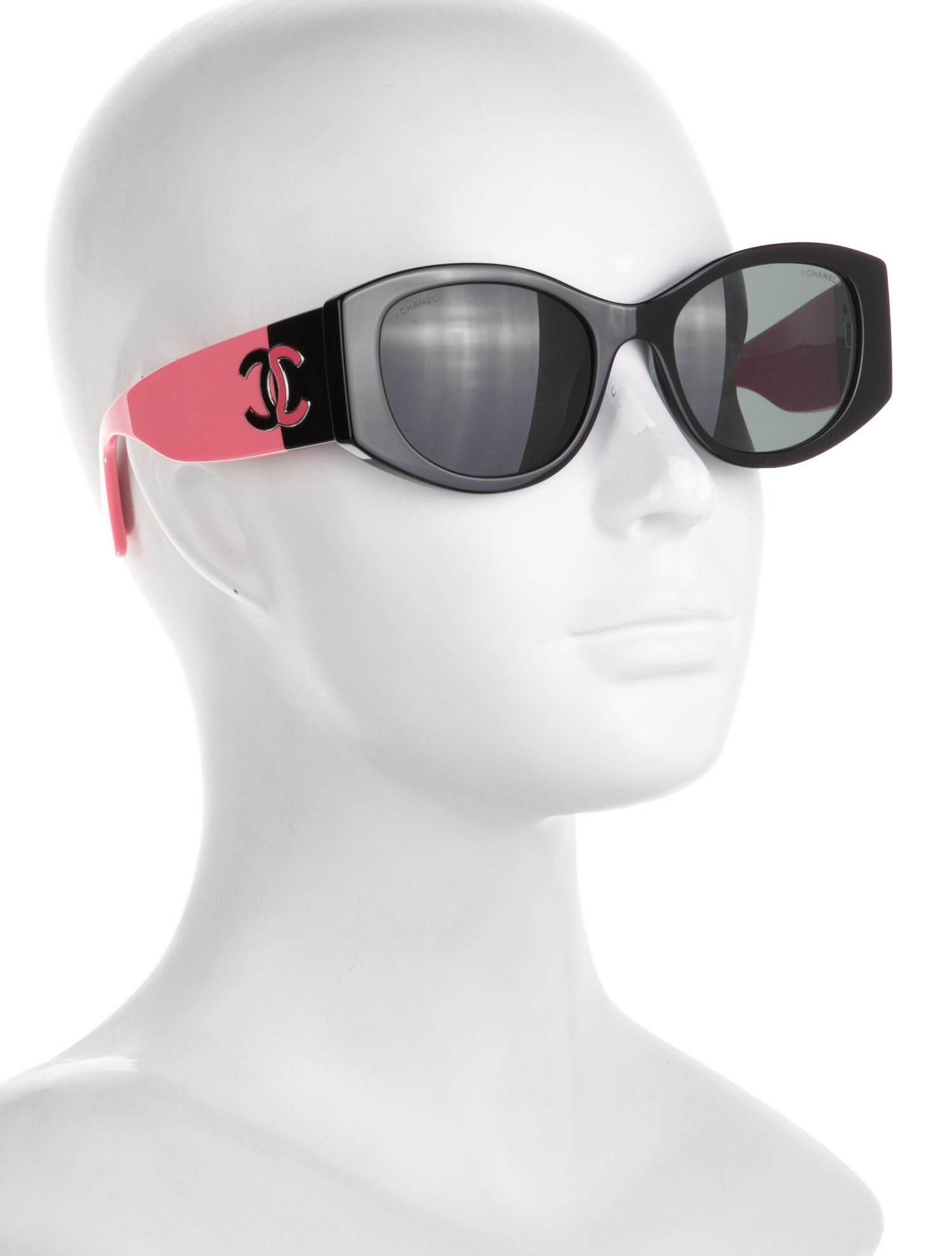 Chanel Interlocking CC Logo Oversize Sunglasses