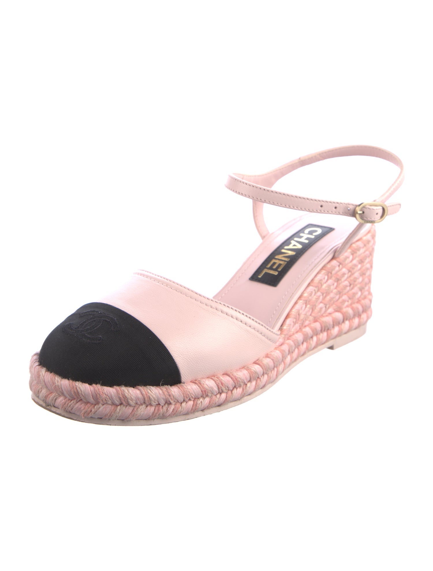 Chanel 2023 Interlocking CC Logo Espadrilles