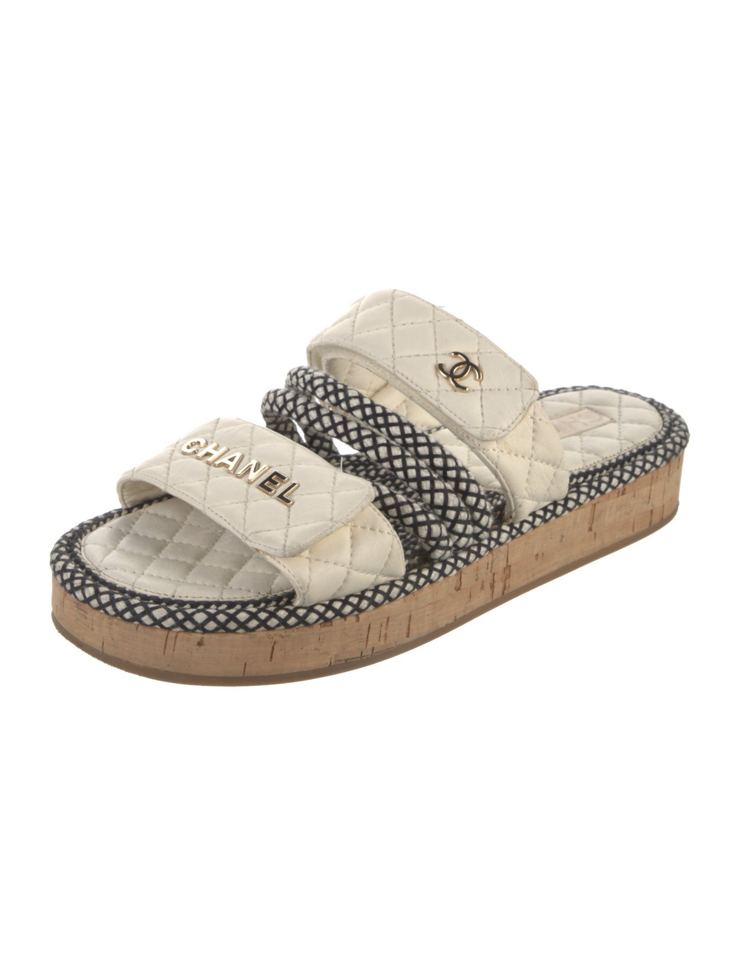 Chanel 2021 Interlocking CC Logo Espadrilles
