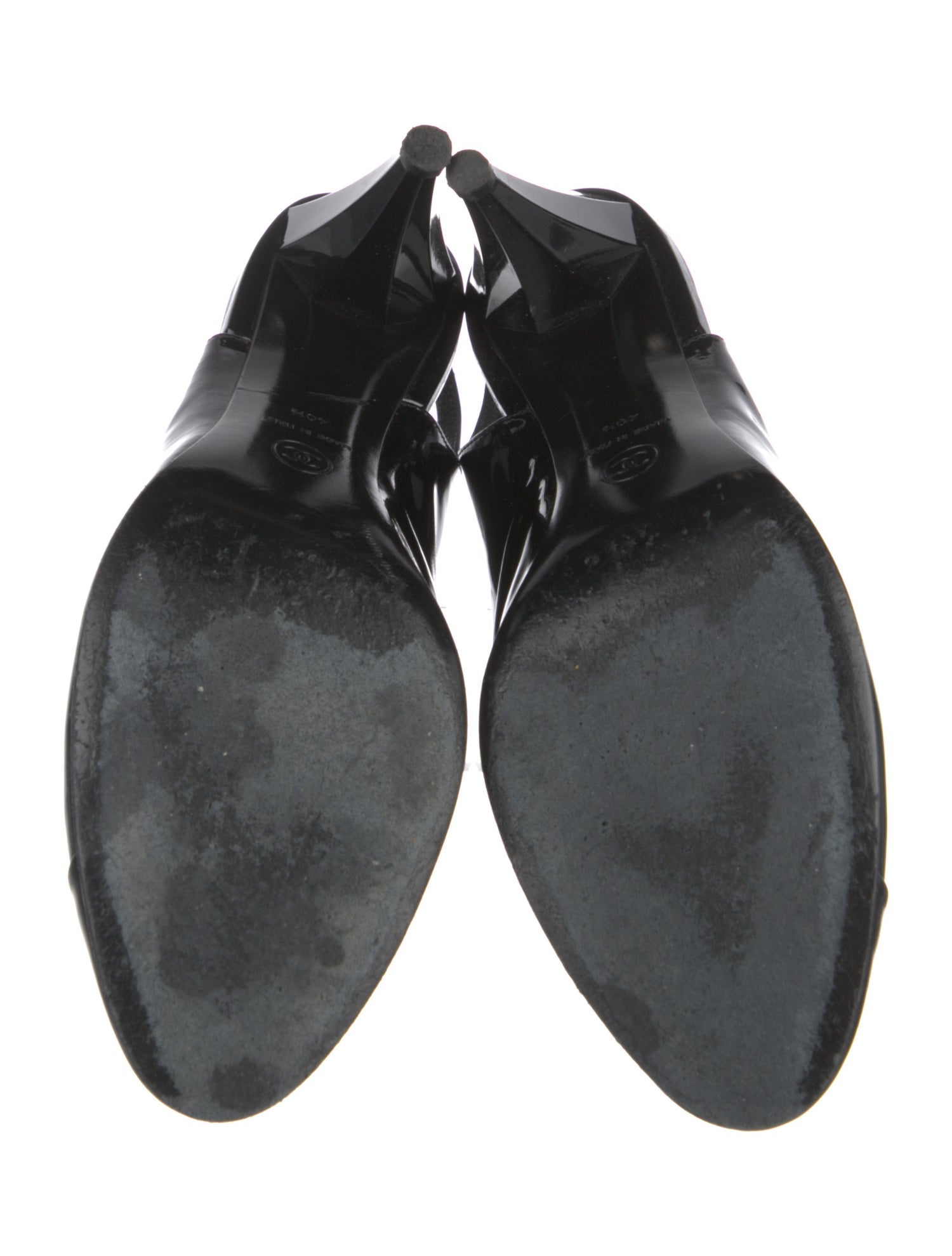 Chanel 2007 Interlocking CC Logo Slingback Pumps