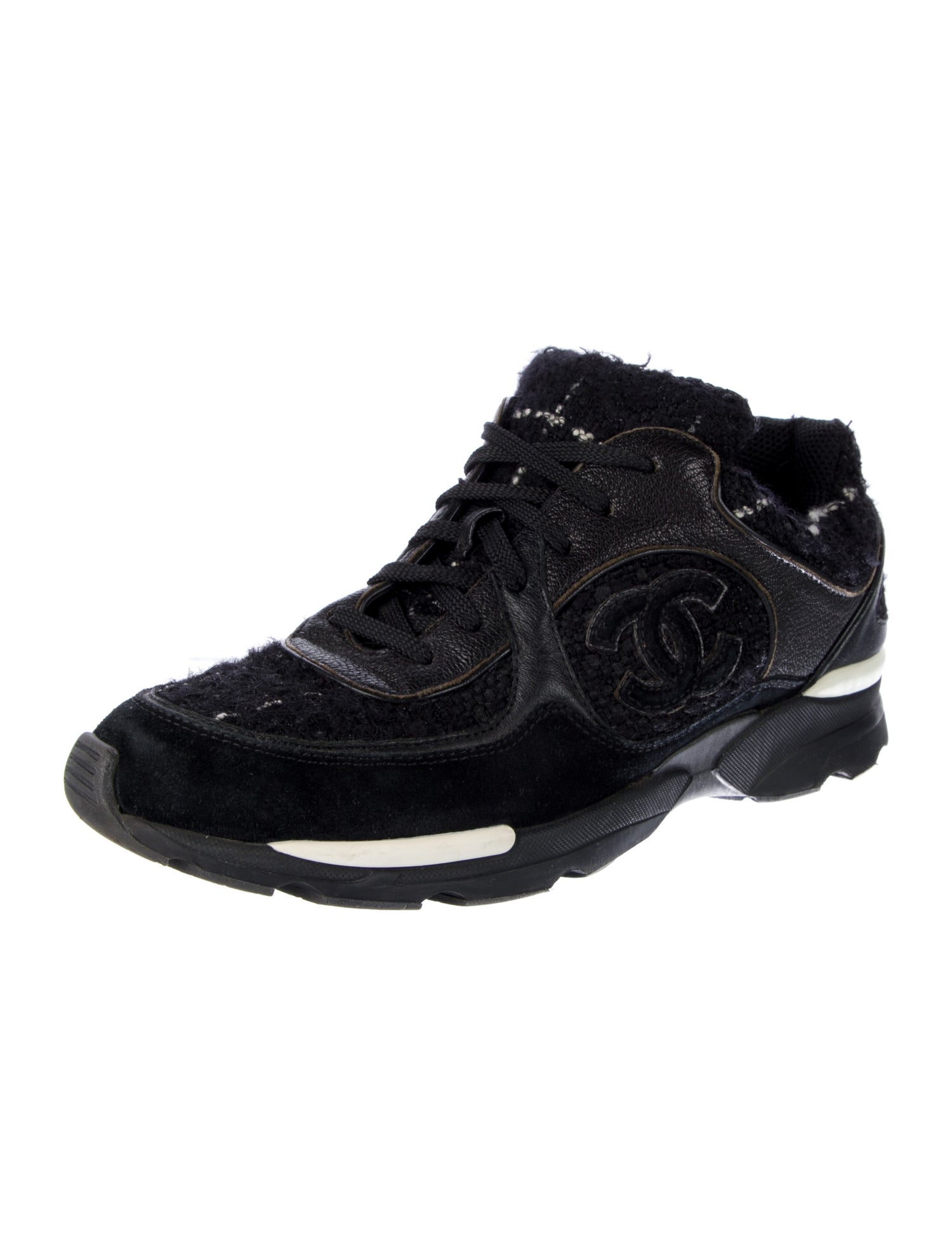Chanel 2015 Interlocking CC Logo Sneakers