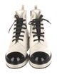 Chanel 2021 Interlocking CC Logo Combat Boots