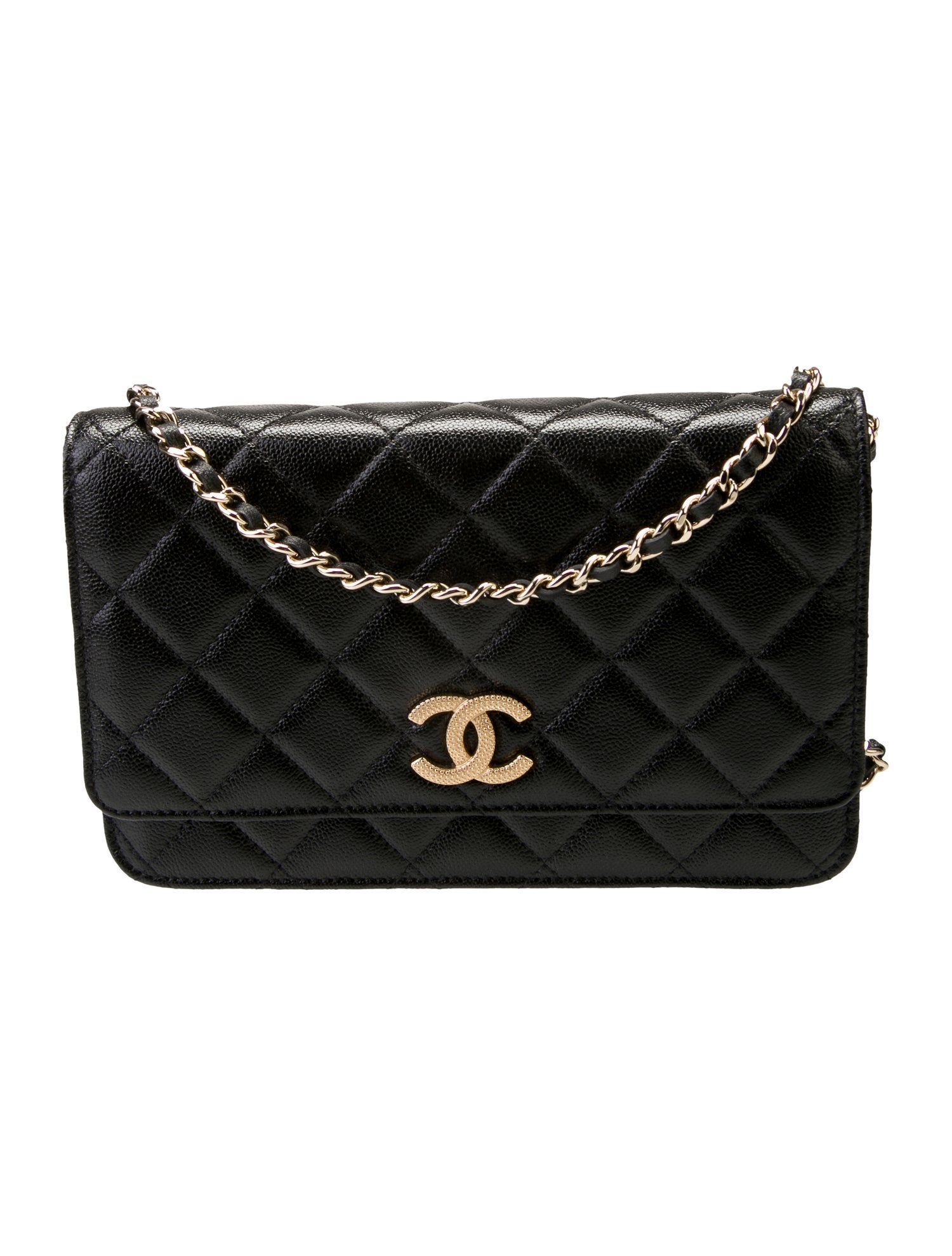 Chanel Quilted CC Wallet On Chain