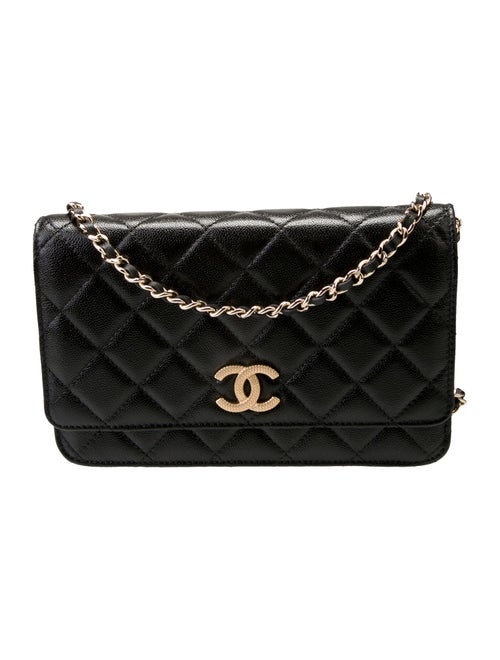 Chanel Quilted CC Wallet On Chain