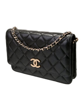 Chanel Quilted CC Wallet On Chain