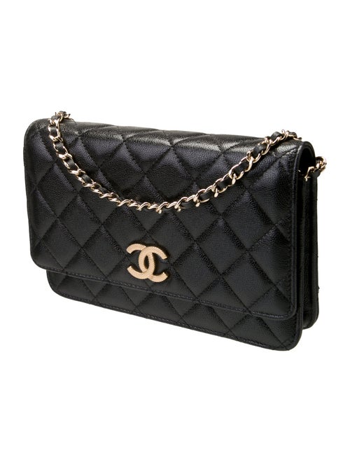 Chanel Quilted CC Wallet On Chain