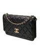 Chanel Quilted CC Wallet On Chain