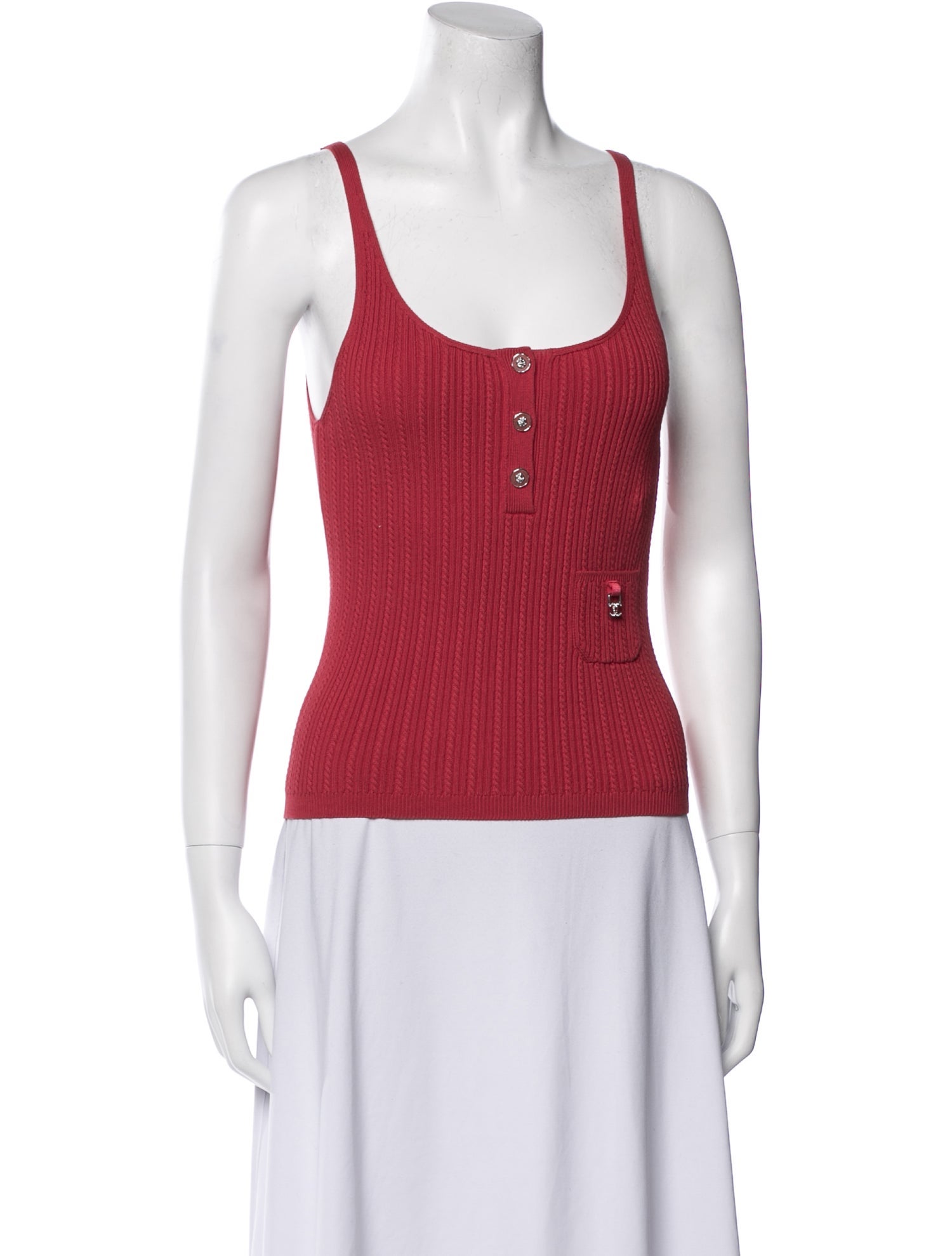 Chanel 2022 Scoop Neck Top