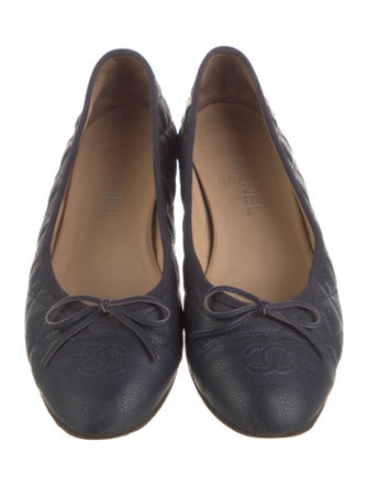 Chanel Interlocking CC Logo Ballet Flats