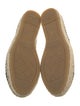 Chanel Interlocking CC Logo Leather Espadrilles