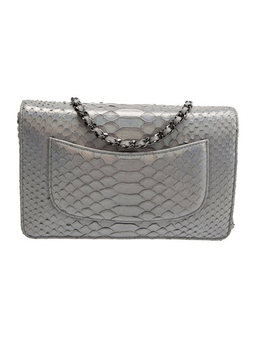 Chanel Python Classic Wallet On Chain