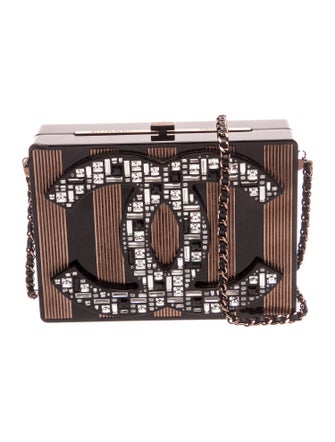 Chanel Plexiglass CC Crystal Minaudière
