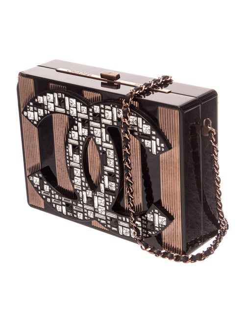 Chanel Plexiglass CC Crystal Minaudière