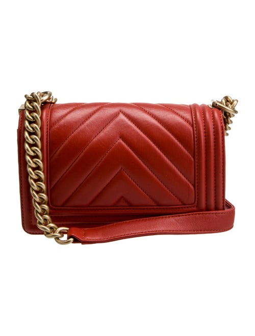 Chanel Small Chevron Boy Bag