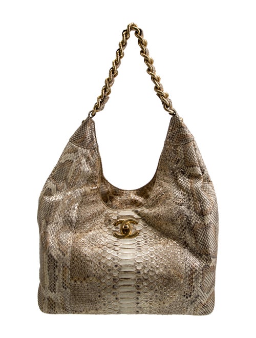 Chanel CC Python Hobo
