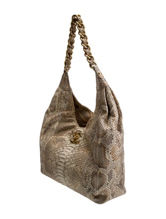 Chanel CC Python Hobo