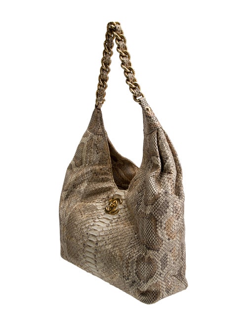 Chanel CC Python Hobo