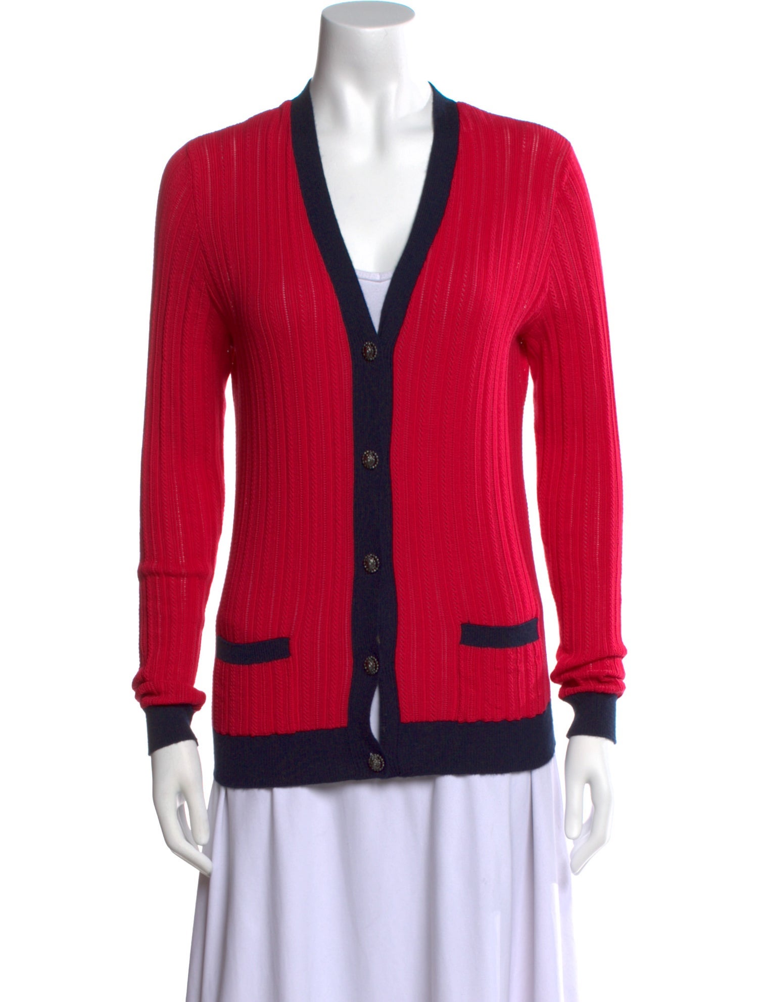 Chanel 2010 V-Neck Sweatshirt