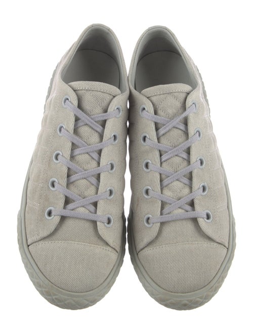 Chanel Interlocking CC Logo Canvas Sneakers