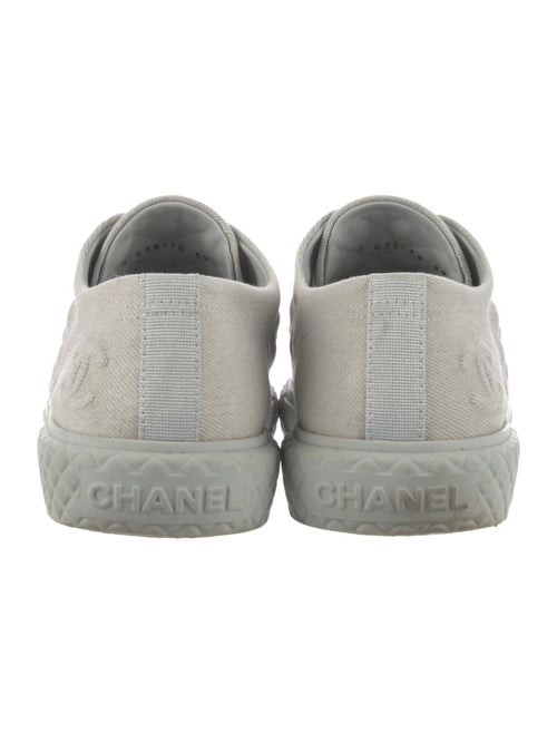 Chanel Interlocking CC Logo Canvas Sneakers