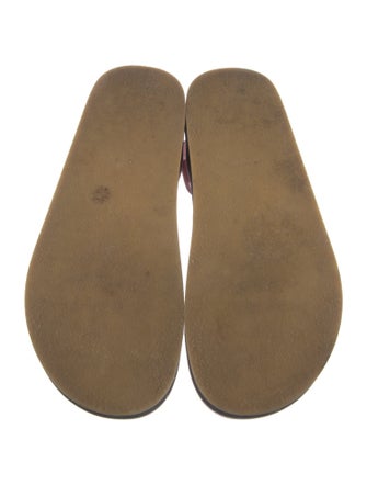 Chanel 2022 Interlocking CC Logo Slingback Sandals