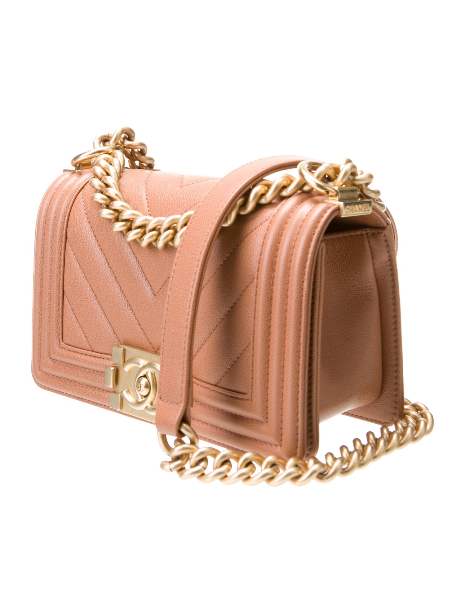Chanel Small Chevron Boy Bag