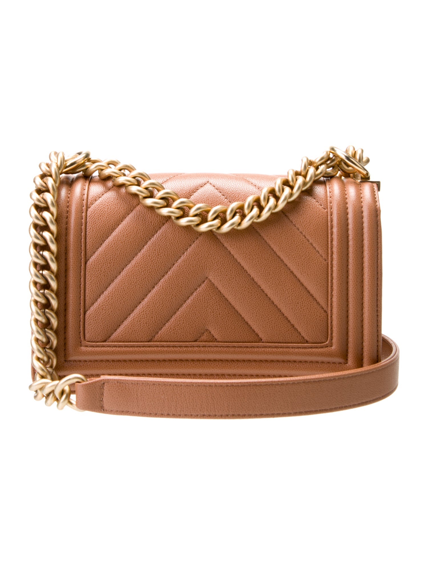 Chanel Small Chevron Boy Bag