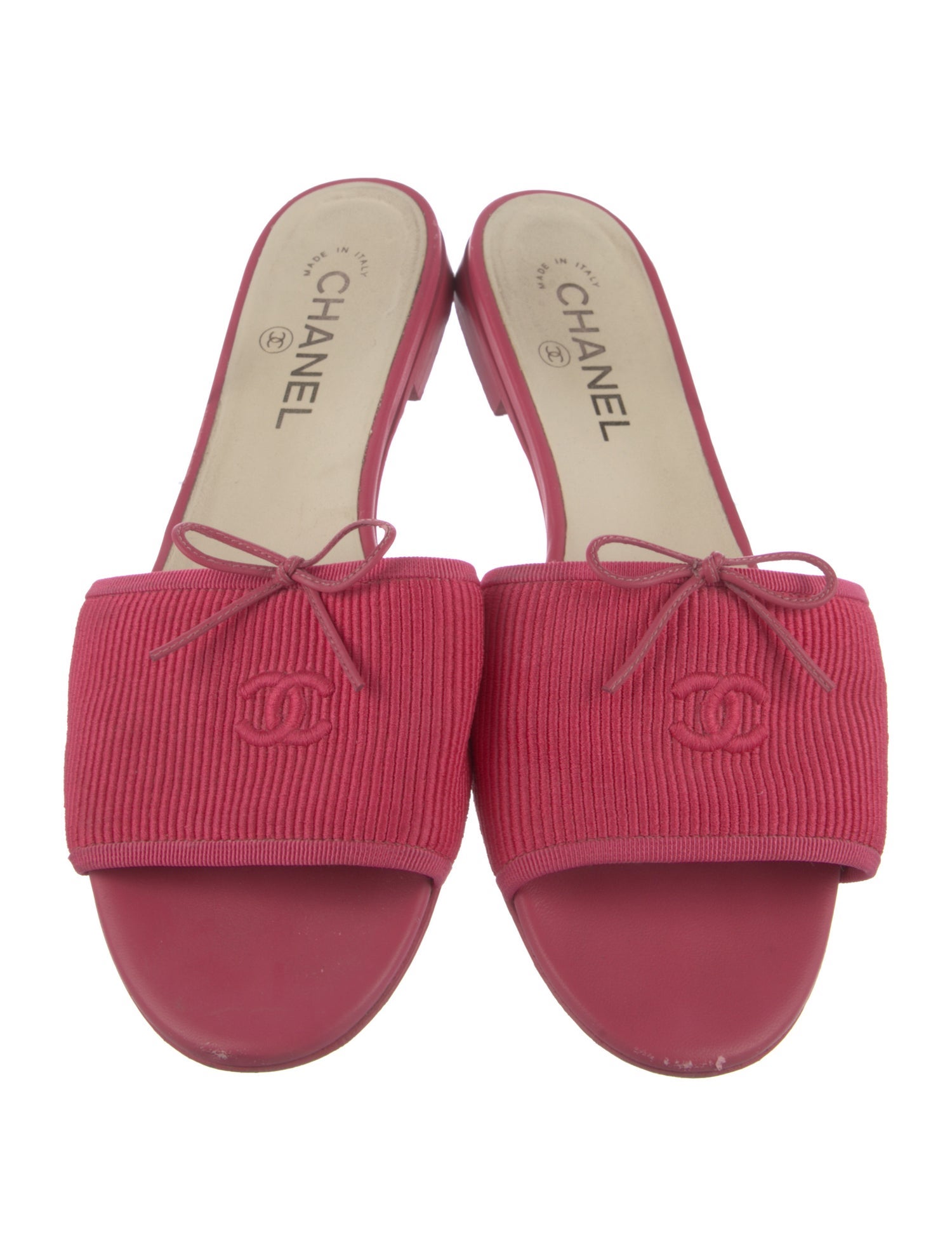 Chanel 2024 Interlocking CC Logo Slides