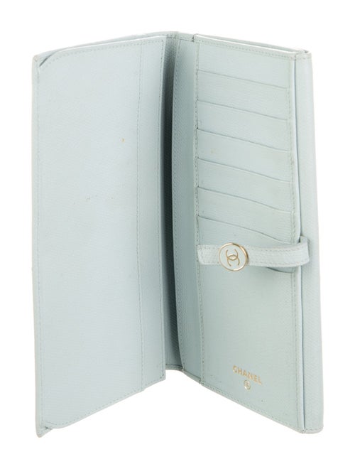 Chanel 2004-2005 Interlocking CC Logo Continental Wallet