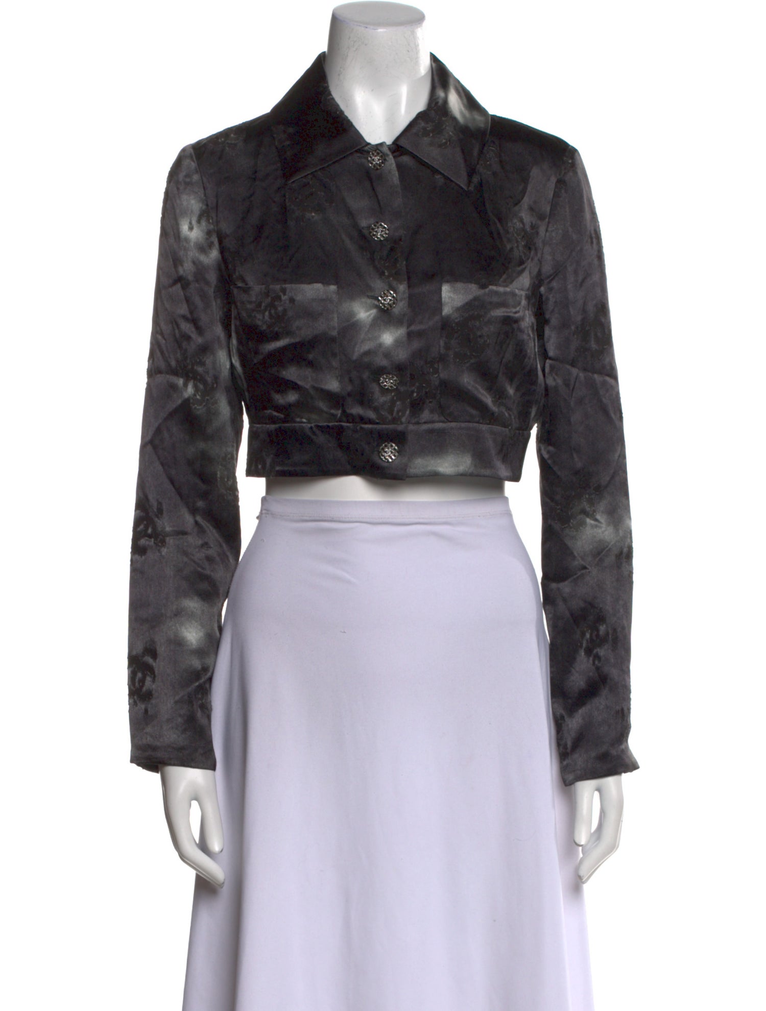 Chanel 2022 Printed Crop Top