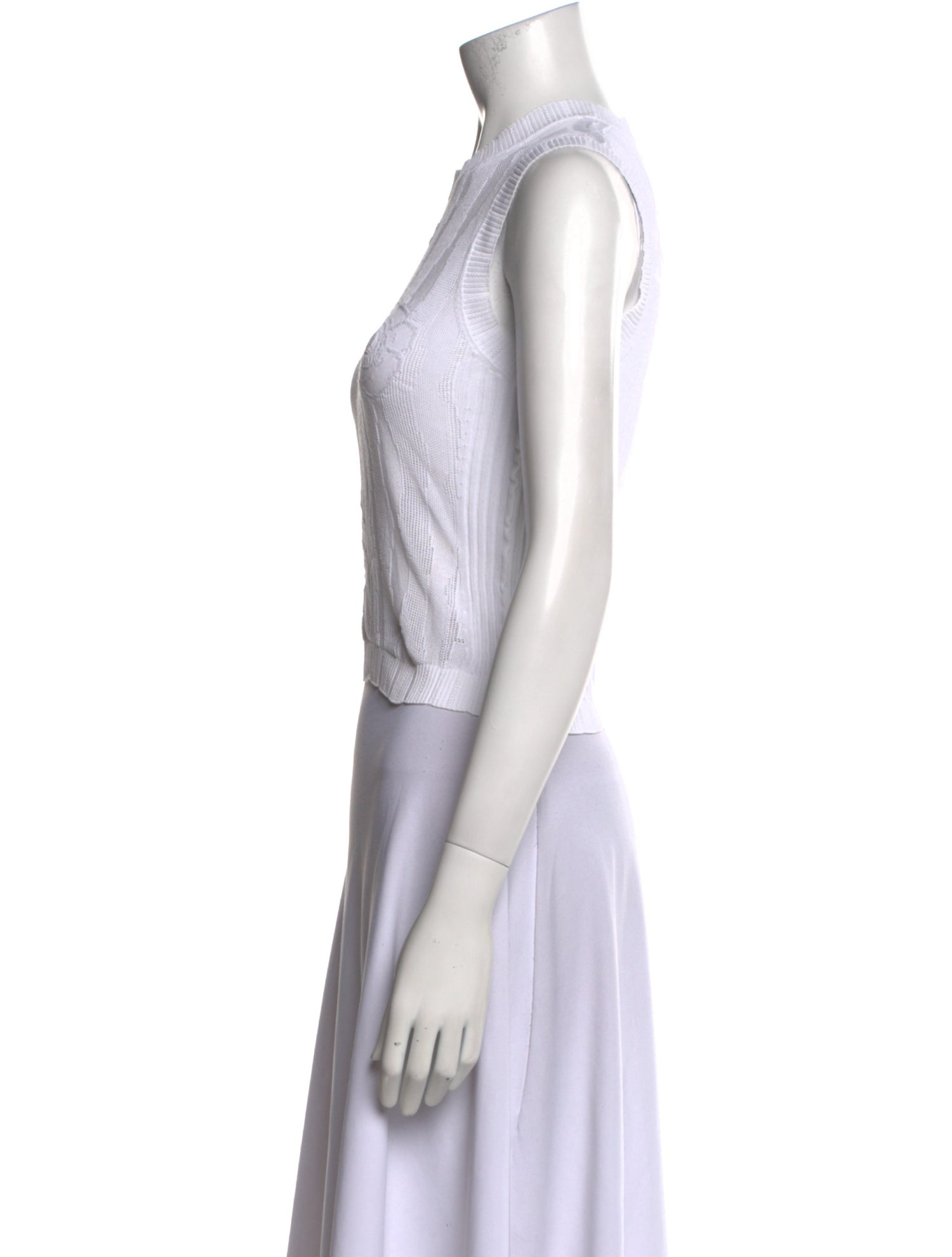 Chanel 2023 Crew Neck Crop Top