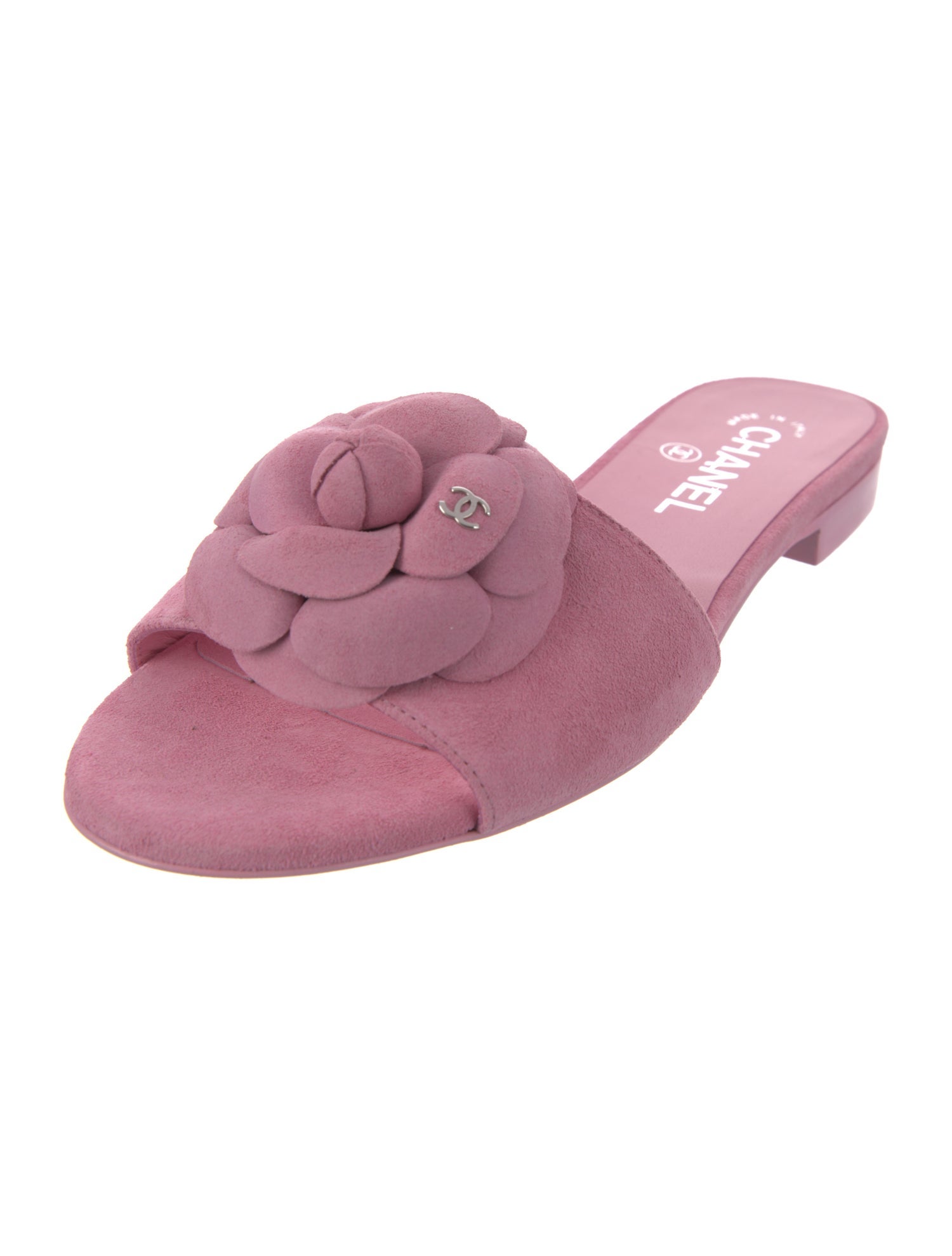 Chanel 2024 Interlocking CC Logo Slides w/ Tags