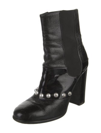 Chanel 2014 Interlocking CC Logo Chelsea Boots