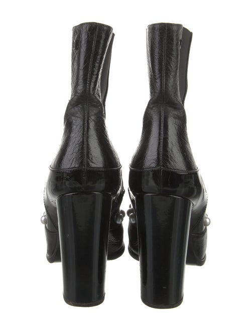 Chanel 2014 Interlocking CC Logo Chelsea Boots