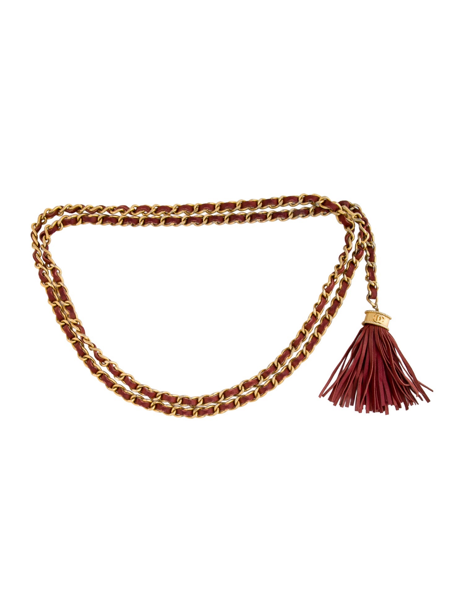 Chanel Vintage Interlocking CC Logo Waist Belt