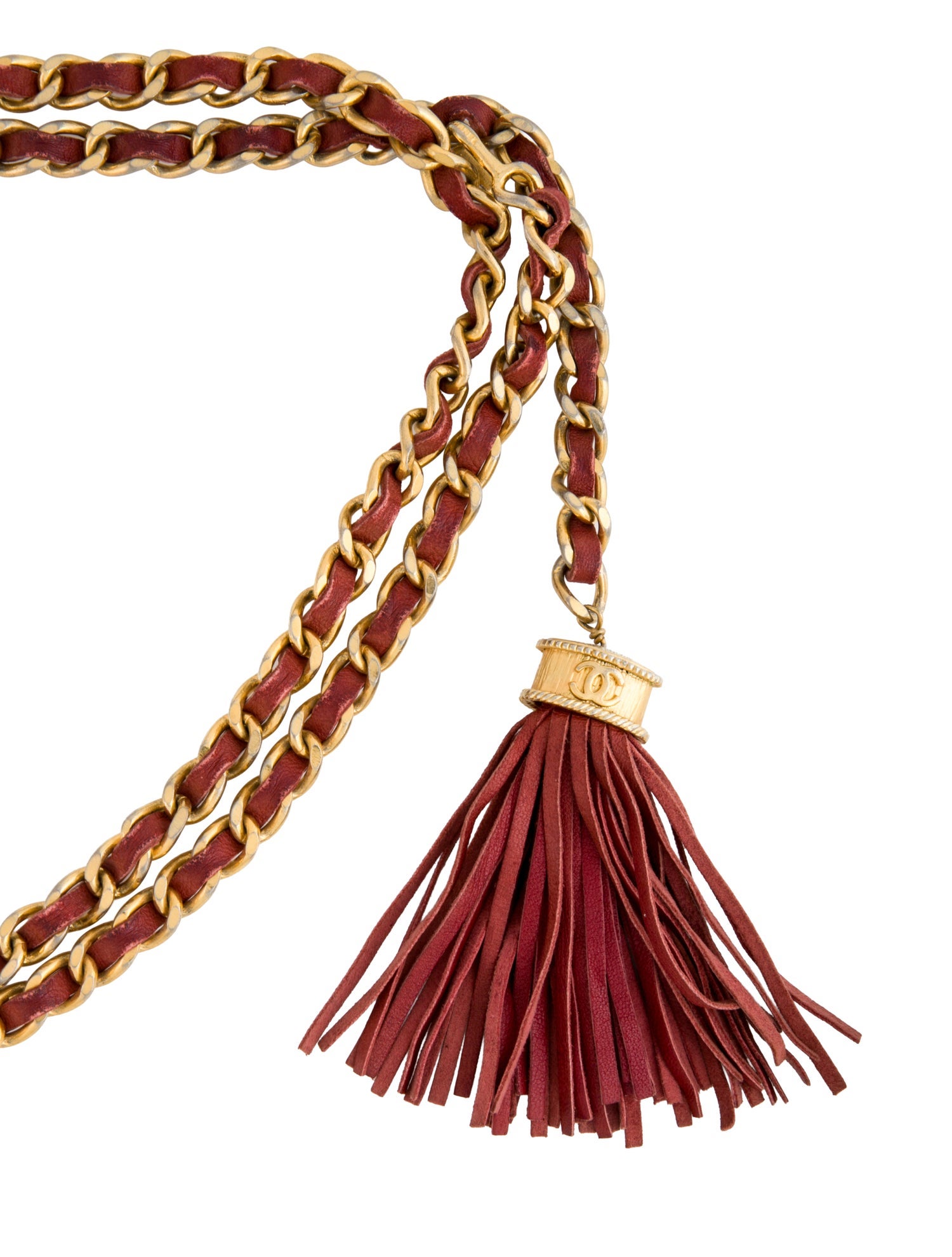 Chanel Vintage Interlocking CC Logo Waist Belt